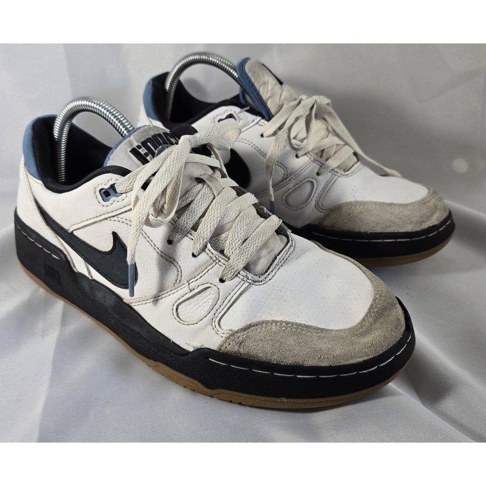 NIKE FULL FORCE LO OPP1 MEN'S SNEAKERS Sz 8 Blue Black White